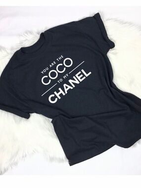 Black Graphic Tee "You Are The"